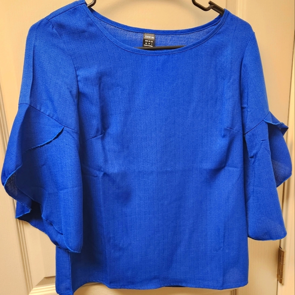 Shein Flutter Sleeve Blouse